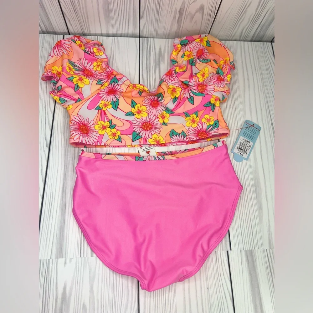 Girls' Daisy Swirls Bikini Set - Cat & Jack